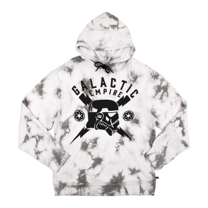 Stormtrooper Helmet With Crossed Bolts Cloud Wash Hoodie And Shorts Lounge Set