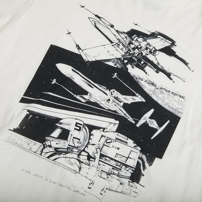 Star Wars X-Wing Cockpit Storyboard Collage Tee